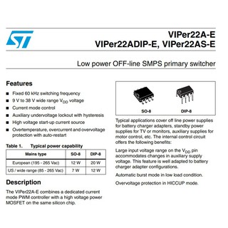 IC nguồn VIPer22A DIP-8 [CN1]
