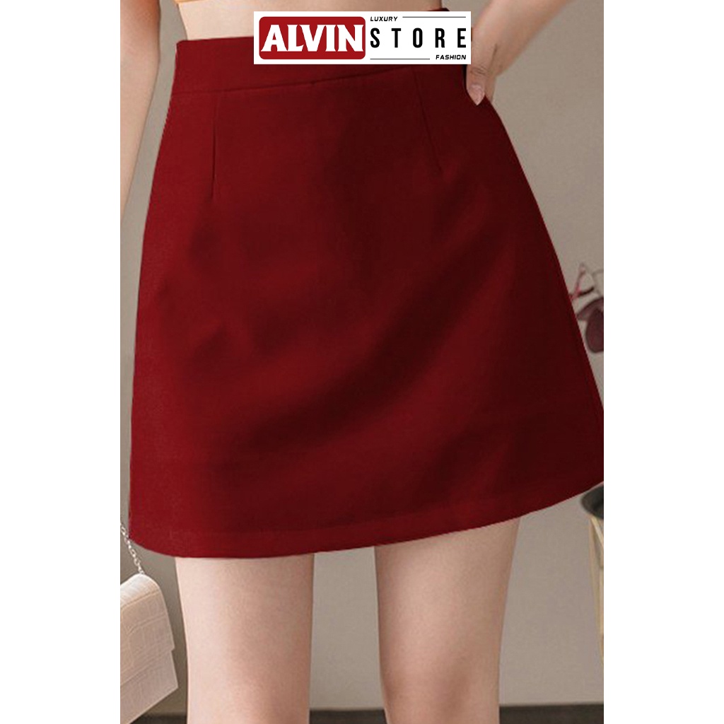 Chân Váy Ngắn Chữ A Có Quần Trong 💖Alvin Store💖 Chân Váy Công Sở Cực Đẹp  Alvin Store 13001