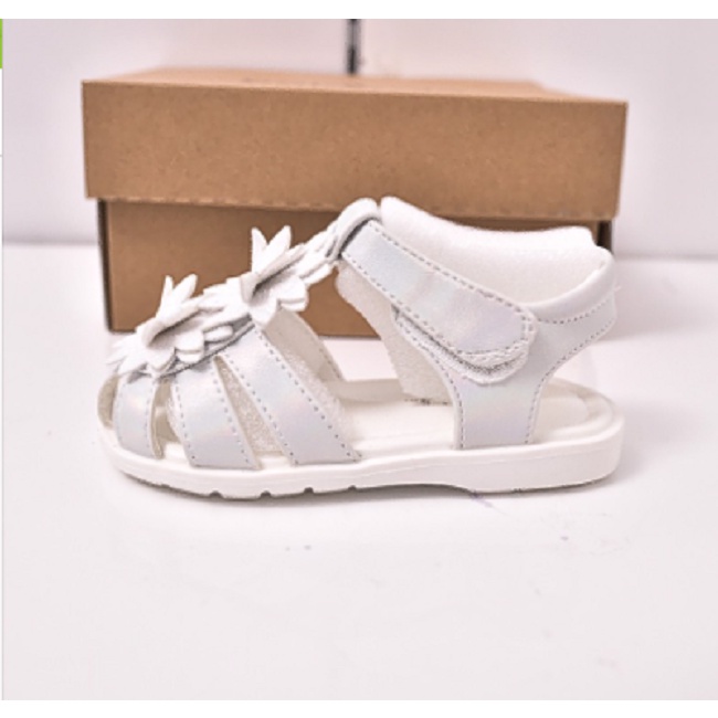 (Size 21-25) Sandals bít mũi đính hoa cho bé gái hãng Balabala 204221141043