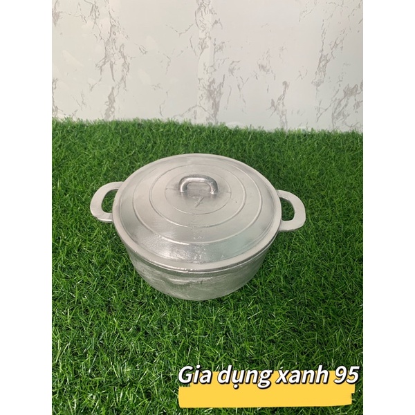 nồi gang đúc thuỷ lực 17cm siêu dầy