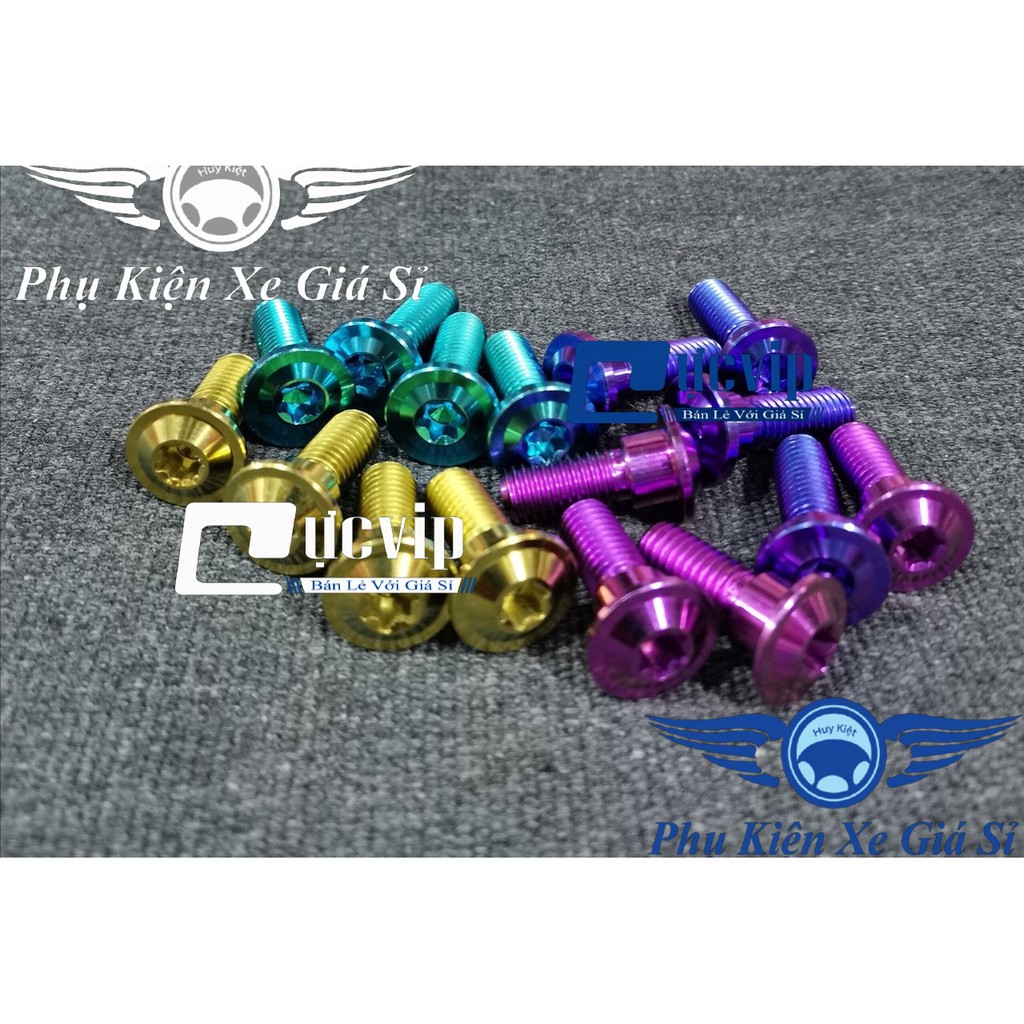 Bộ 4 Ốc Đĩa GR5 Titanium Honda 8Ly MS2894