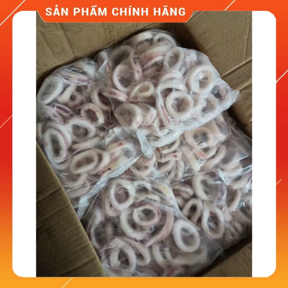 [HOẢ TỐC ] 1KG MỰC VÒNG CẮT SẴN❤️ NGON TUYỆT❤️ THƠM, NGON , DÀY THỊT