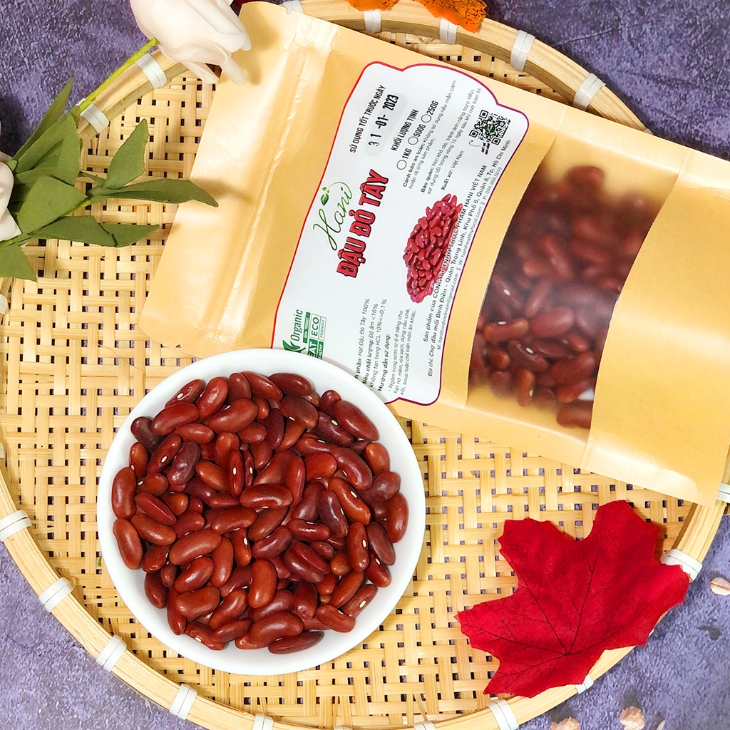 1Kg Đậu Đỏ Tây  Giống Thuần Chủng, Loại To Nấu Chè Súp Hầm Gà 🍬 Hani Healthy Food