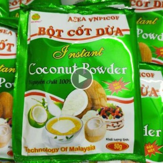 1 gói Bột cốt dừa không đường làm bánh keto thơm ngon - Sức Khỏe Vàng
