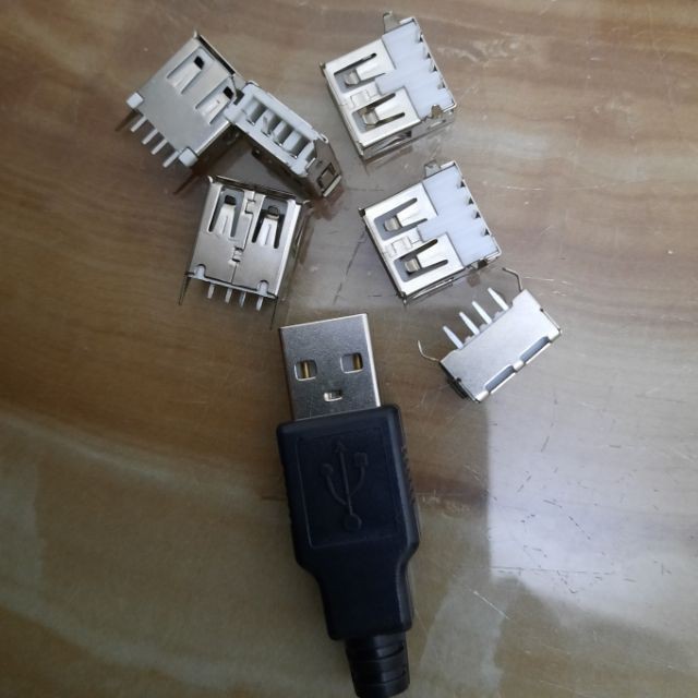 Đầu Cắm A B Usb Tự Hàn Dây Loại Tốt.