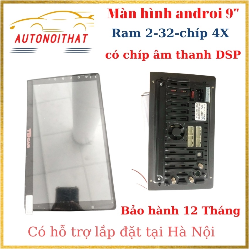 Màn hình lắp xe ô tô 9 inh, Màn Androi lắp cho các loại xe Tải, Khách Autohalinh.