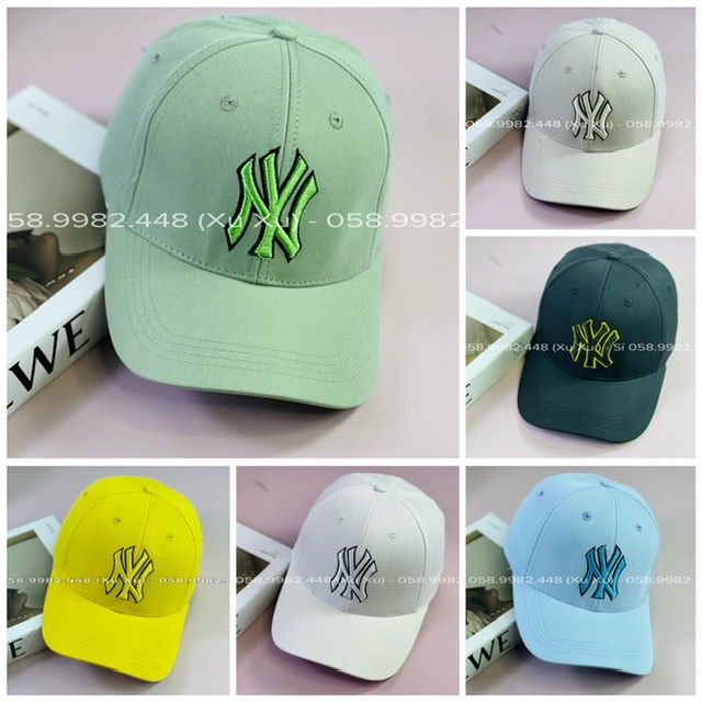 Nón kết lưỡi trai vnxk MLB bít đuôi cực đẹp hàng cao cấp thêu chữ NY cực hot (SỈ LE MU NÓN STOẺ)