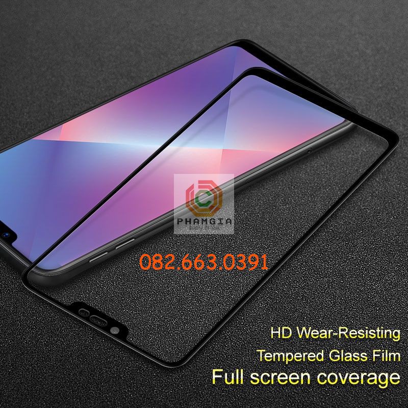 Kính cường lực Oppo A12E full màn hình 9H bền chuẩn