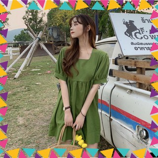 [ULZZANG]ĐẦM ULZZANG XANH LÁ[ORDER]