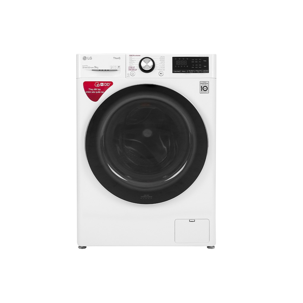 Máy giặt LG lồng ngang 9 kg ( trắng ) FV1409S2W