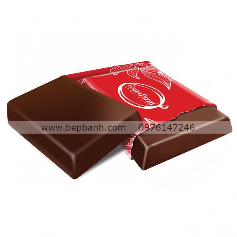 Chocolate compound Đen Gana Farm 1kg