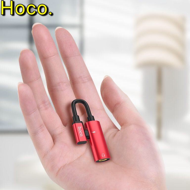 Jack chuyển đổi Type C sang 3.5 Chính hãng Hoco Ls19 Chính hãng
