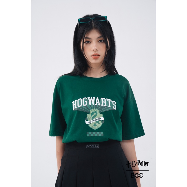 Áo Thun BOO Dáng Regular In Logo Harry Potter Vải Cotton Cao Cấp BZL