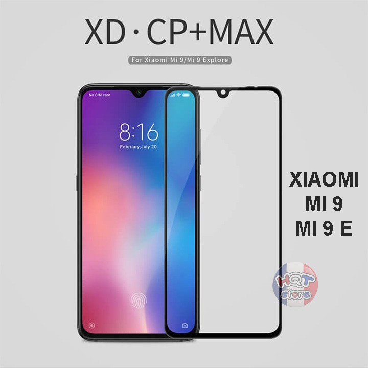 Miếng dán cường lực full màn hình Nillkin XD CP+ Max cho Xiaomi Mi 9 / Mi 9E