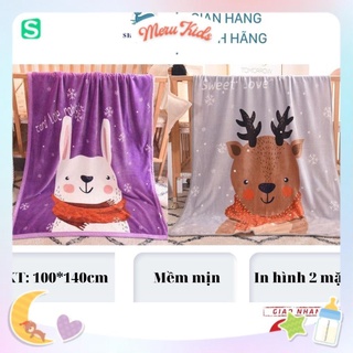 [FreeShip] Chăn lông tuyết cho bé 100*140cm