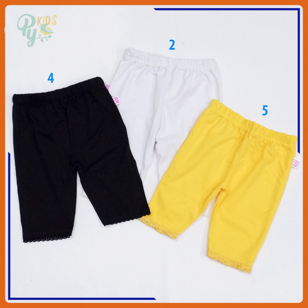 Quần legging lửng/ Quần ôm lở cotton 4 chiều, hàng đẹp cho bé gái 5-25kg