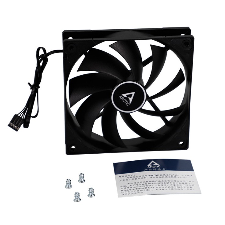 Quạt tản nhiệt máy tính 12cm NZXT lắp AIO X31, Arctic F12 PWM - Hiệu năng cực cao, trục Hydro Dynamic