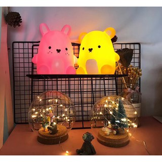 Đèn ngủ Hình thú - THỎ HỒNG - CỪU TRẮNG - PANDA - ĐÈN LED (MUA LÀ CÓ QUÀ)