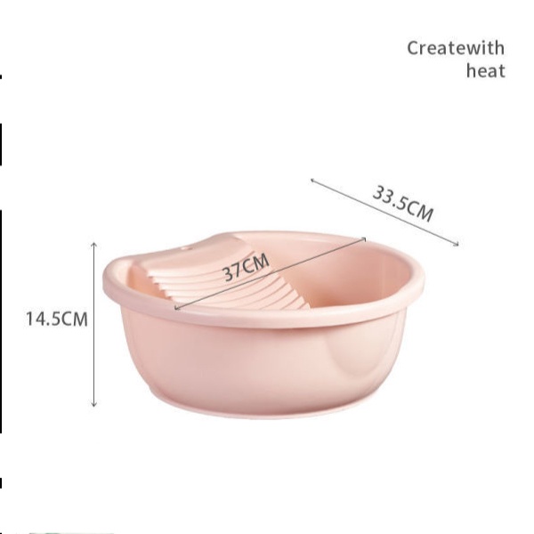Thau Giặt Đồ Cỡ Lớn Chất Liệu Dày Dặn Tiện Dụng Cho Sinh Viên/ Ký Túc Xá