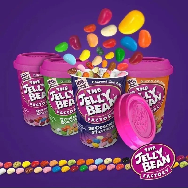 Kẹo Hạt Trái Cây Jelly Bean 36 Vị 200g