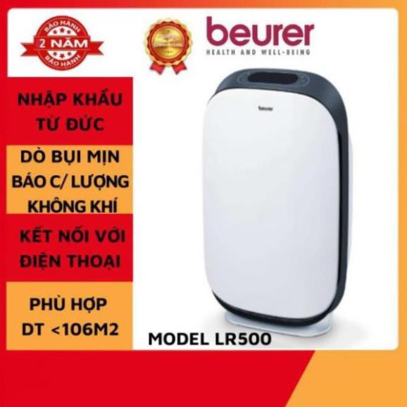 [HÀNG CAO CẤP]Máy lọc không khí Beurer LR500, cảm biến dò bụi mịn, hiển thị chất lượng không khí, kết nối với điện thoại