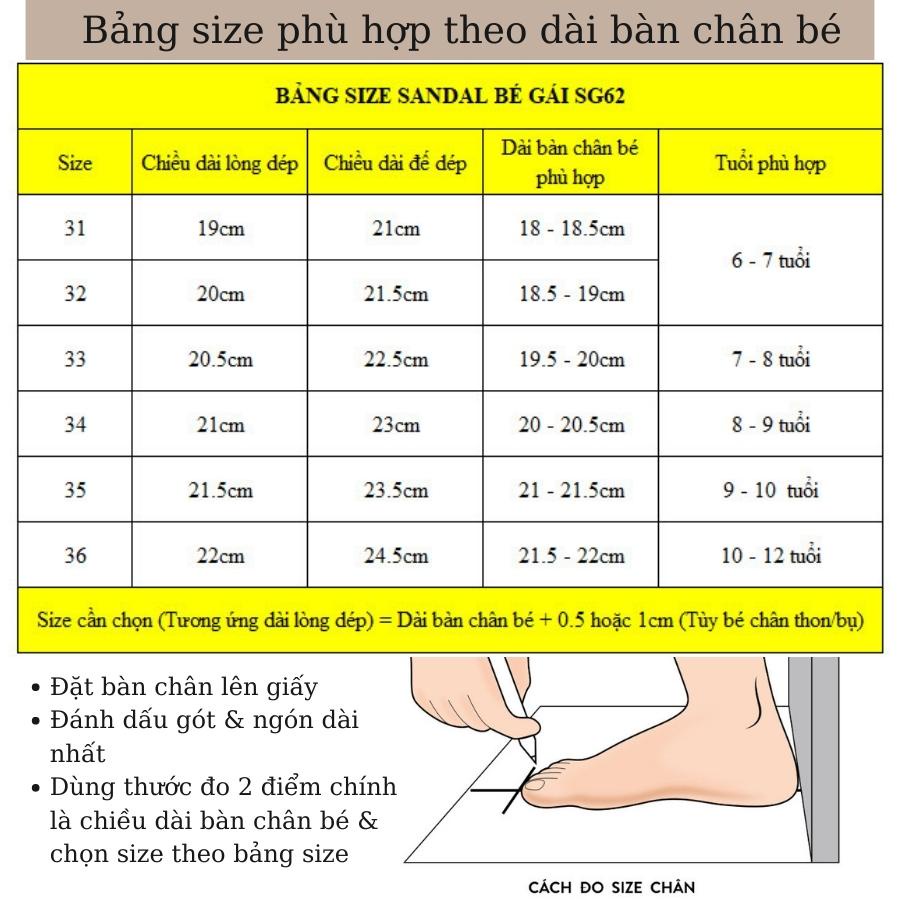 Sandal bé gái màu đen kiểu dán cá tính dép quai hậu nạm đinh êm nhẹ chống trơn cho học sinh nữ 6 7 8 9 10 12 tuổi SG62