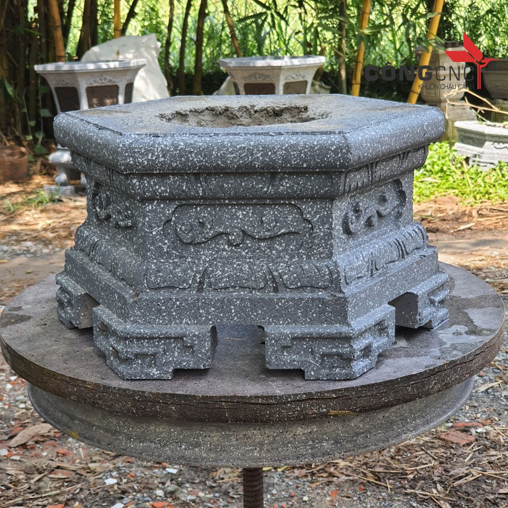 Khuôn Đúc Chậu Cảnh, Khuôn Đôn Bệ Lục Giác 58 - 60 - 65