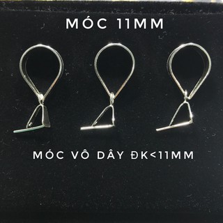 Móc bạc, móc hạt chanh bằng bạc dùng để đeo mặt dây chuyền