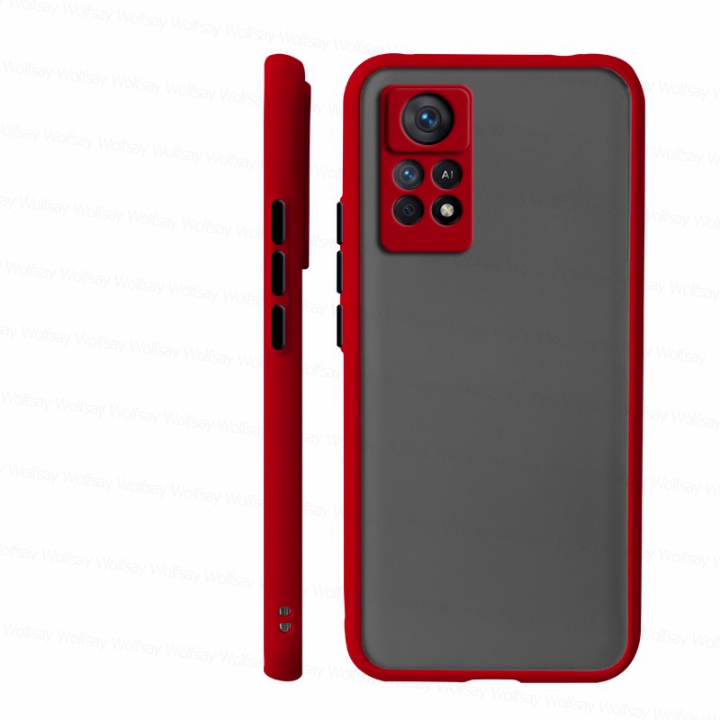 Ốp Điện Thoại PC Cứng Mặt Nhám Chống Sốc Cho Xiaomi Poco X4 Pro 5G Case Xiaomi Poco X3 X4 M4 Pro 5G