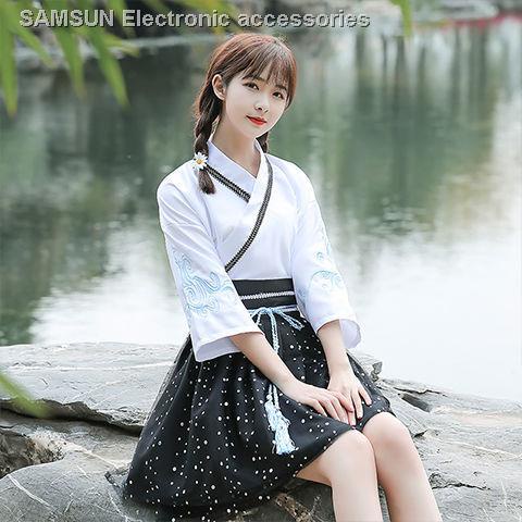 Trang phục hán phục cách tân phong cách Trung Hoa cổ điển thời trang mùa hè cho nữ | BigBuy360 - bigbuy360.vn
