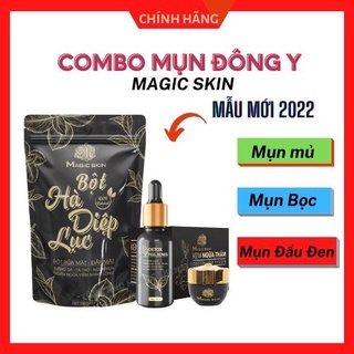 Bộ ngừa mụn đông y tái tạo phục hồi sạch mụn Magic skin mẫu mới