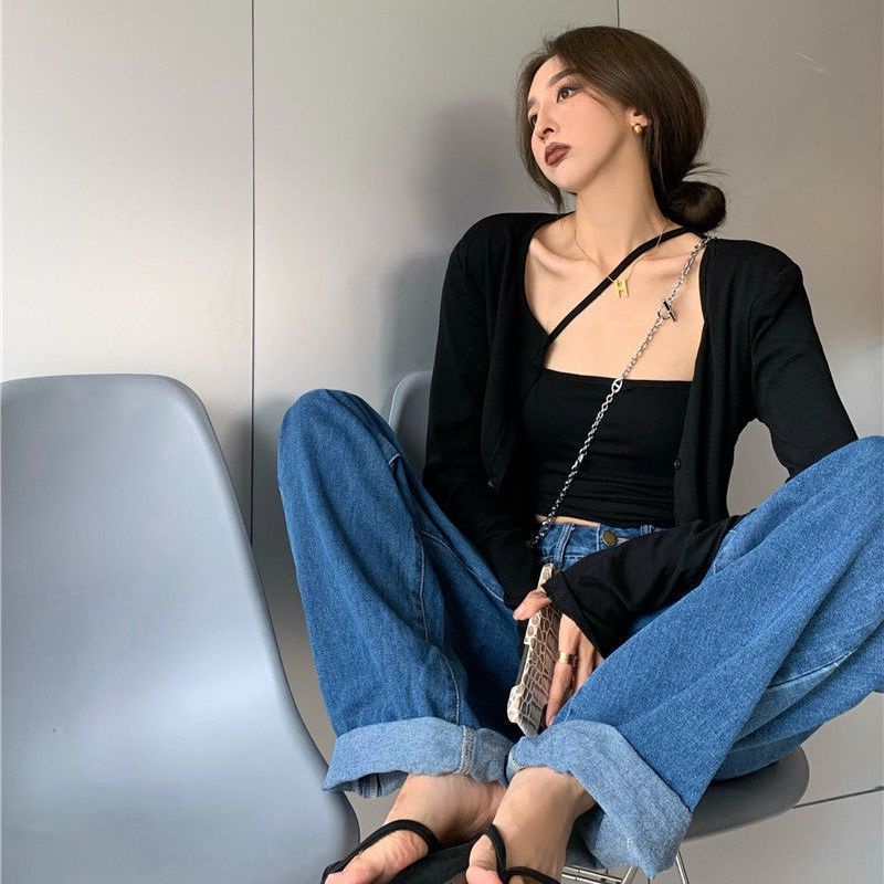 Áo Thun Tay Dài Thiết Kế Đơn Giản Cho Nữ