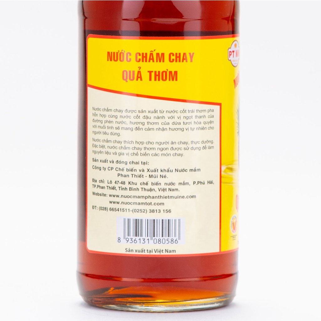 NƯỚC MẮM CHAY QUẢ THƠM - Nước chấm cho người ăn chay | Chay Casa