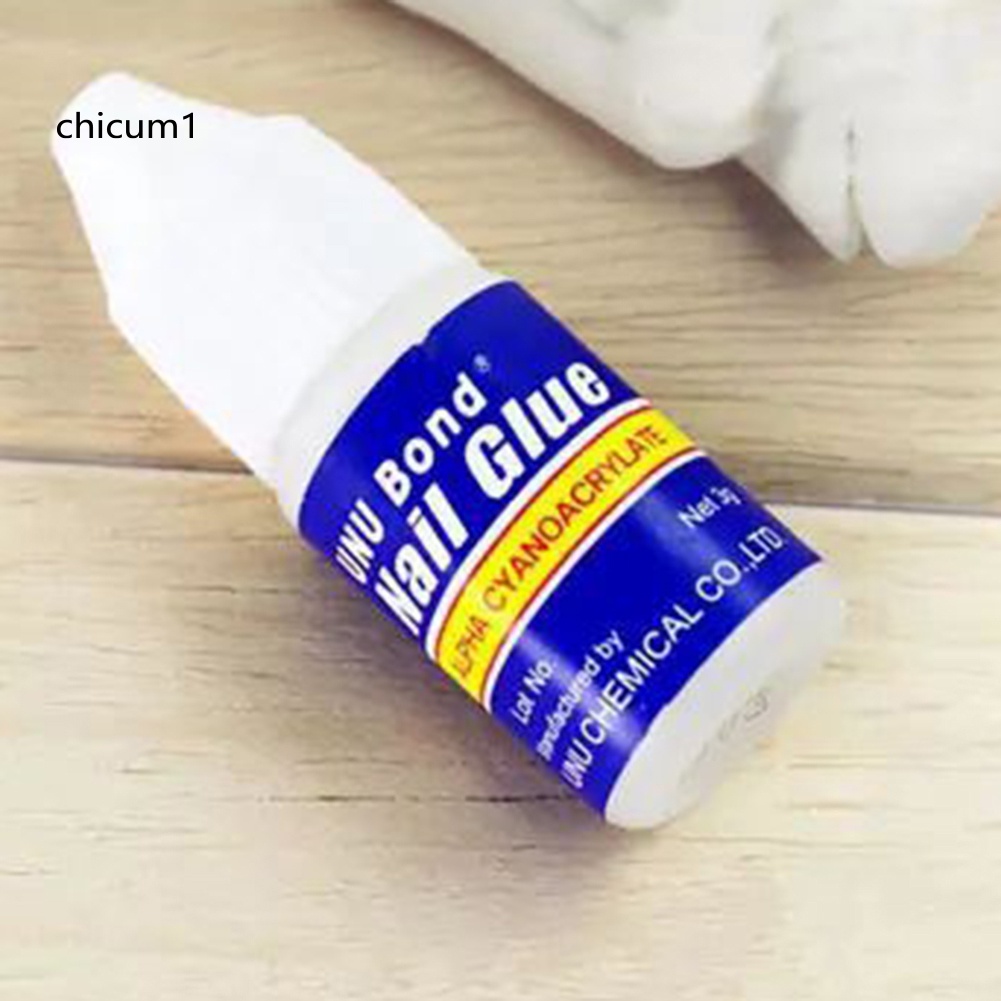 [Hàng mới về] Keo dán móng giả trong suốt đính đá long lanh dễ sử dụng 3g