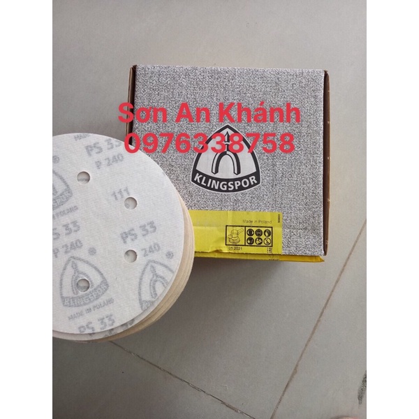 Combo 30 tờ Nhám đĩa klingspor 6 inch chà khô