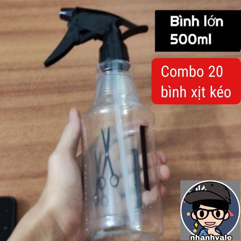 Combo 20 bình xịt kéo lớn 500ml