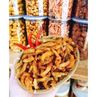 Cá cơm rim mắm tỏi ớt cực ngon (hũ 250g)