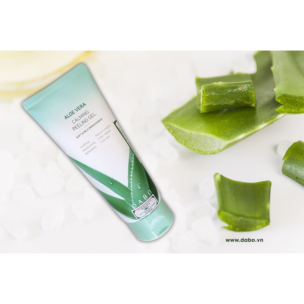 Tẩy Da Chết Lô Hội DABO ALOE PEELING GEL 180ml 💖 FREESHIP 💖 Cam Kết Hàng Chính Hãng 100% 💖 Trắng Da, Mờ Thâm Xạm 💖