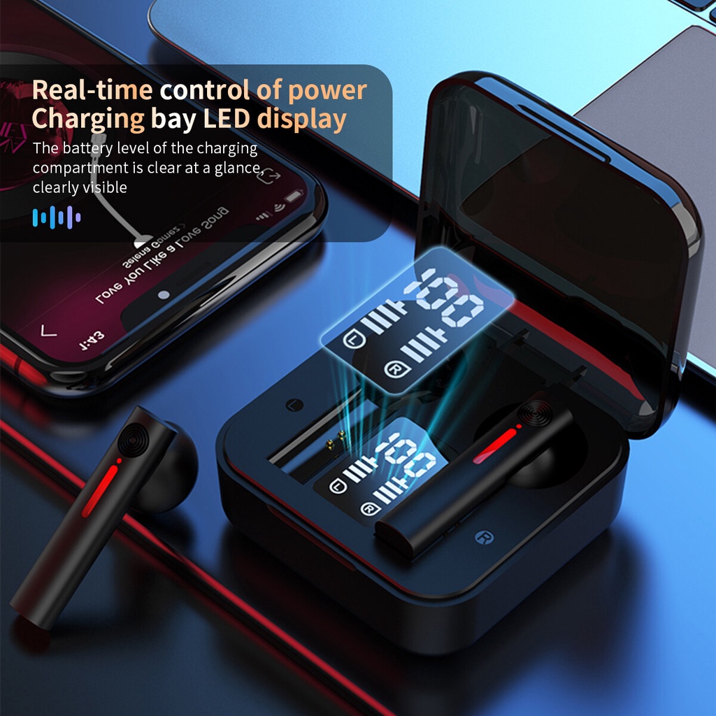 Tai nghe Bluetooth T13 5.0 cho Apple Android Tai nghe chất lượng cuộc gọi chống ồn HD sành điệu