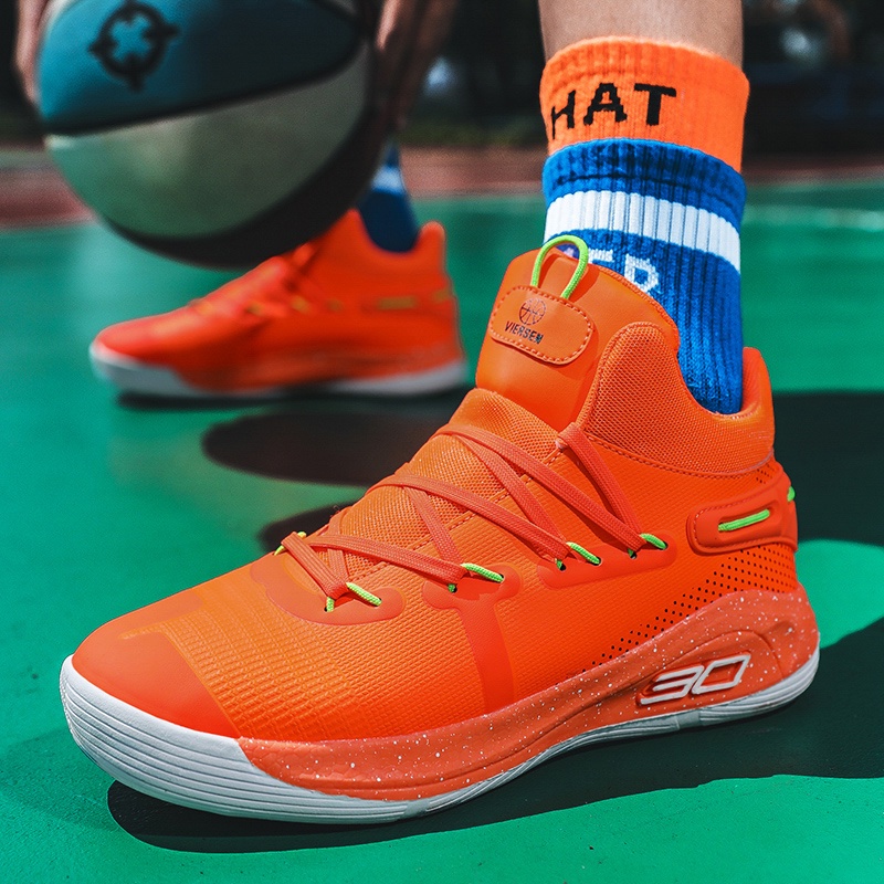 Size: 39-45 giày bóng rổ Stephen  Giày bóng rổ chất lượng cao Đế cao su chống mài mòn chống trơn trượt