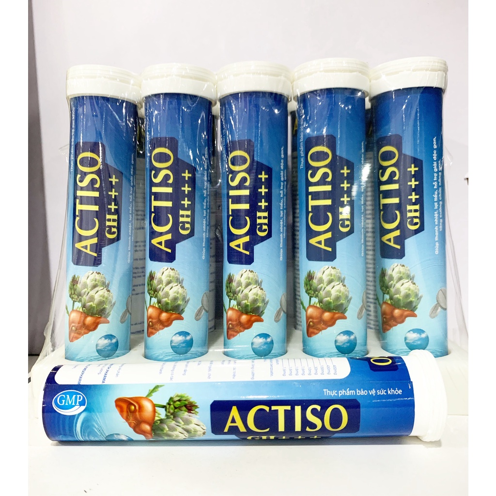 Viên sủi Actiso GH+++ bổ sung vitamin, tăng cường đề kháng