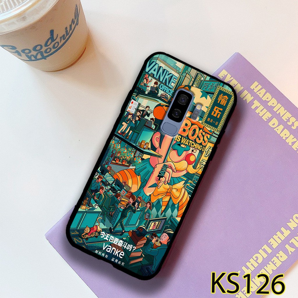 Ốp lưng Samsung S8/S8 Plus/S9/S9 Plus in hình Tranh 2D nhiều màu sắc siêu đẹp, độc, lạ_KINGSTORE.HN_Ốp SS S8/S8P/S9/S9P