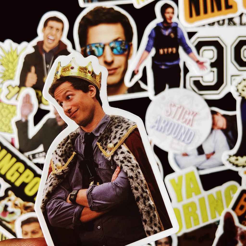 50 sticker Brooklyn Nine Nine US drama hình dán decal chống nước stickaroundvn