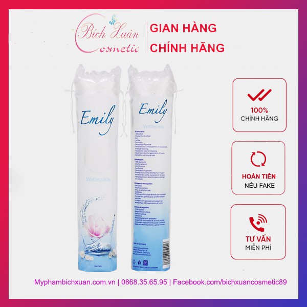 Bông tẩy trang Emily 120 miếng