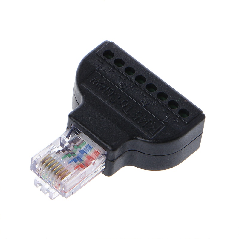 Đầu Chuyển Đổi RJ45 Ethernet Sang 8 Pin AV Chuyên Dụng Cho CCTV