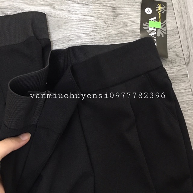 [Mã FAMAYWA giảm 10K đơn 50K] Quần baggy vải nữ cạp chun khoá sườn | WebRaoVat - webraovat.net.vn