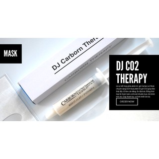 MẶT NẠ DETOX THẢI ĐỘC DA DJ CO2 THERAPY ( 1 Hộp 5 Ống Gel CO2 + 5 Mask)