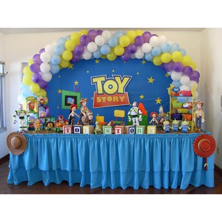 Bộ trang trí bàn tiệc đầy đủ Toy Story hoạt hình ,phụ kiện trang trí sinh nhật bé trai