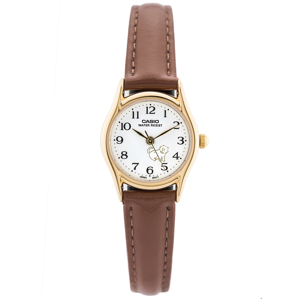 Đồng hồ nữ dây da Casio chính hãng Anh Khuê LTP-1094Q-7B7RDF (23mm)