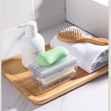 Hộp Đựng Xà Phòng🌸FREESHIP🌸Hộp Đựng Xà Phòng Bằng Nhựa Mini Chống Thấm Nước